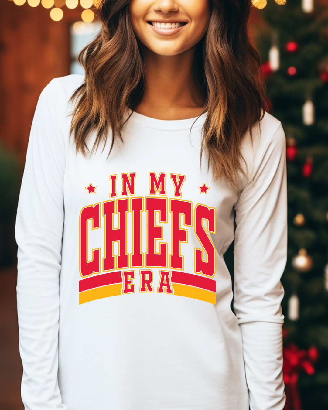 In My Chiefs Era NFL X Taylor Adult Long Sleeve Tee