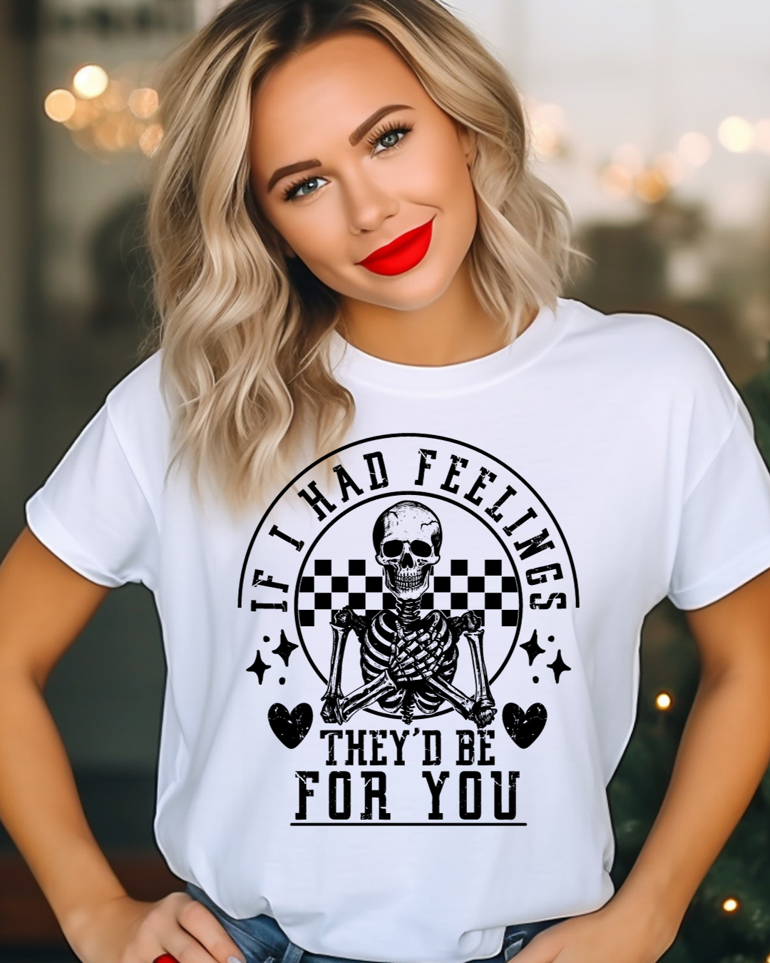 If I Had Feelings Valentines Adult Tee