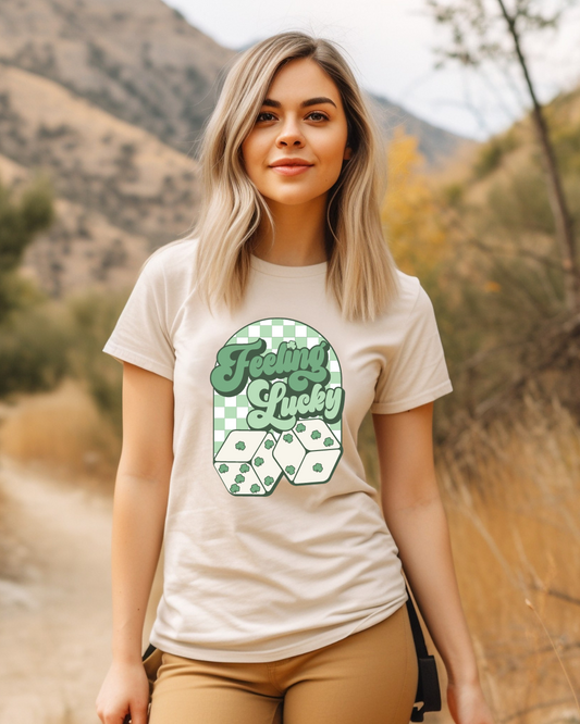 Felling Lucky Dice Adult Tee