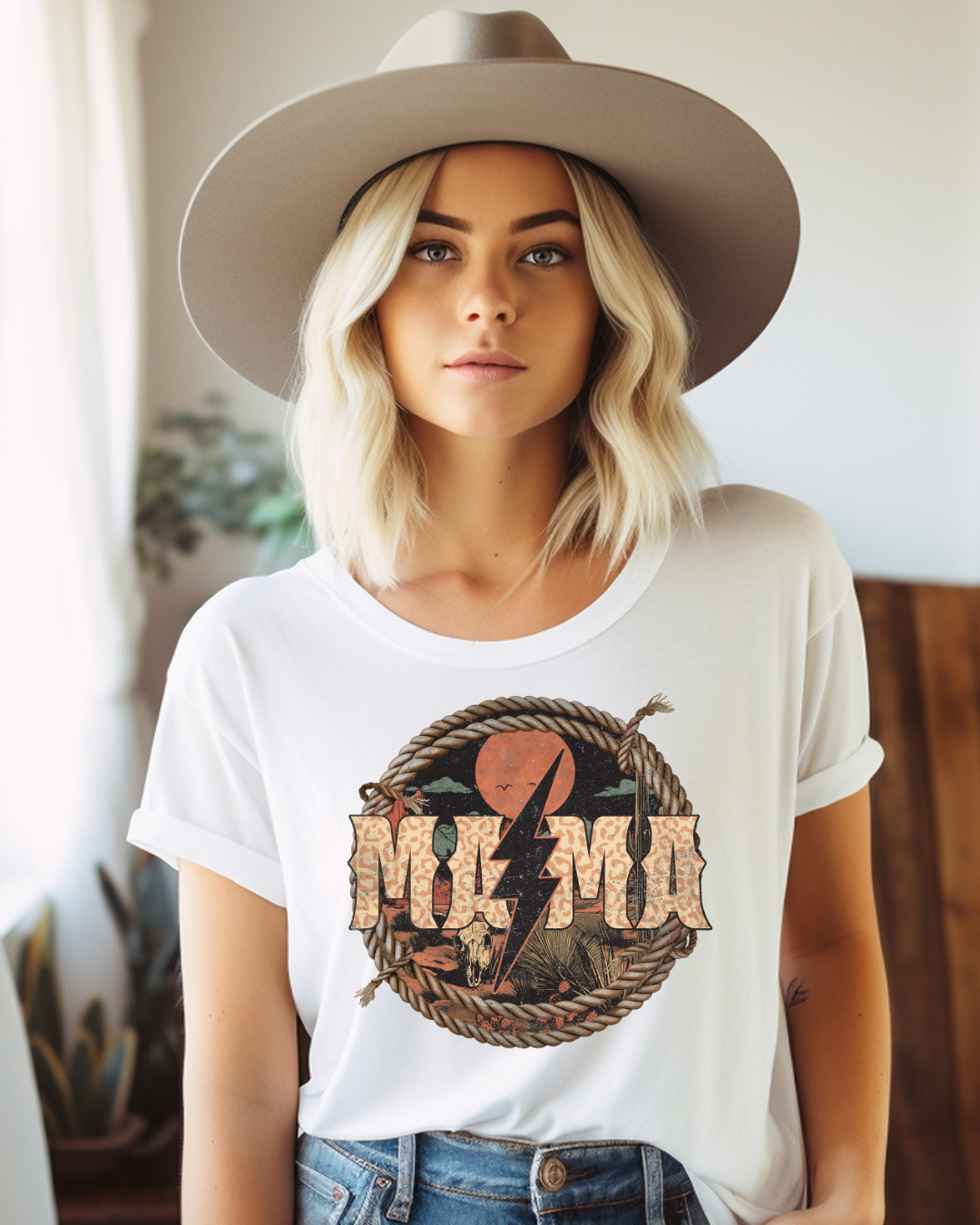 Western Mama Mom Adult Tee