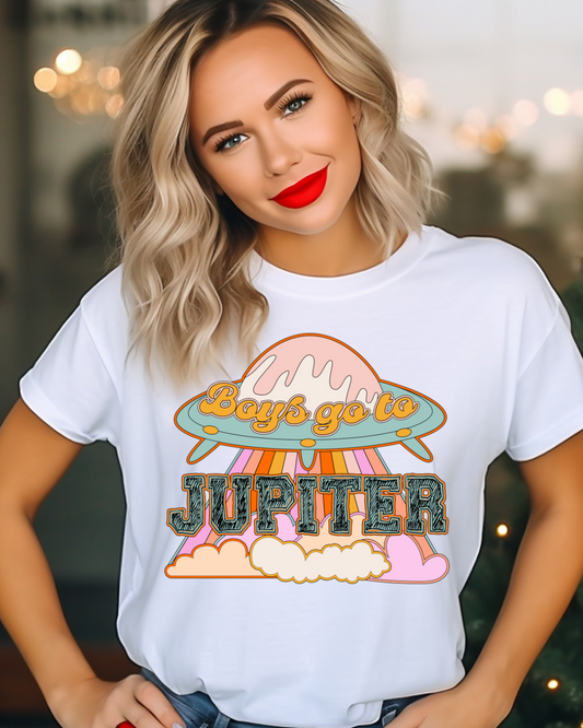 Boys Go To Jupiter Valentines Adult Tee