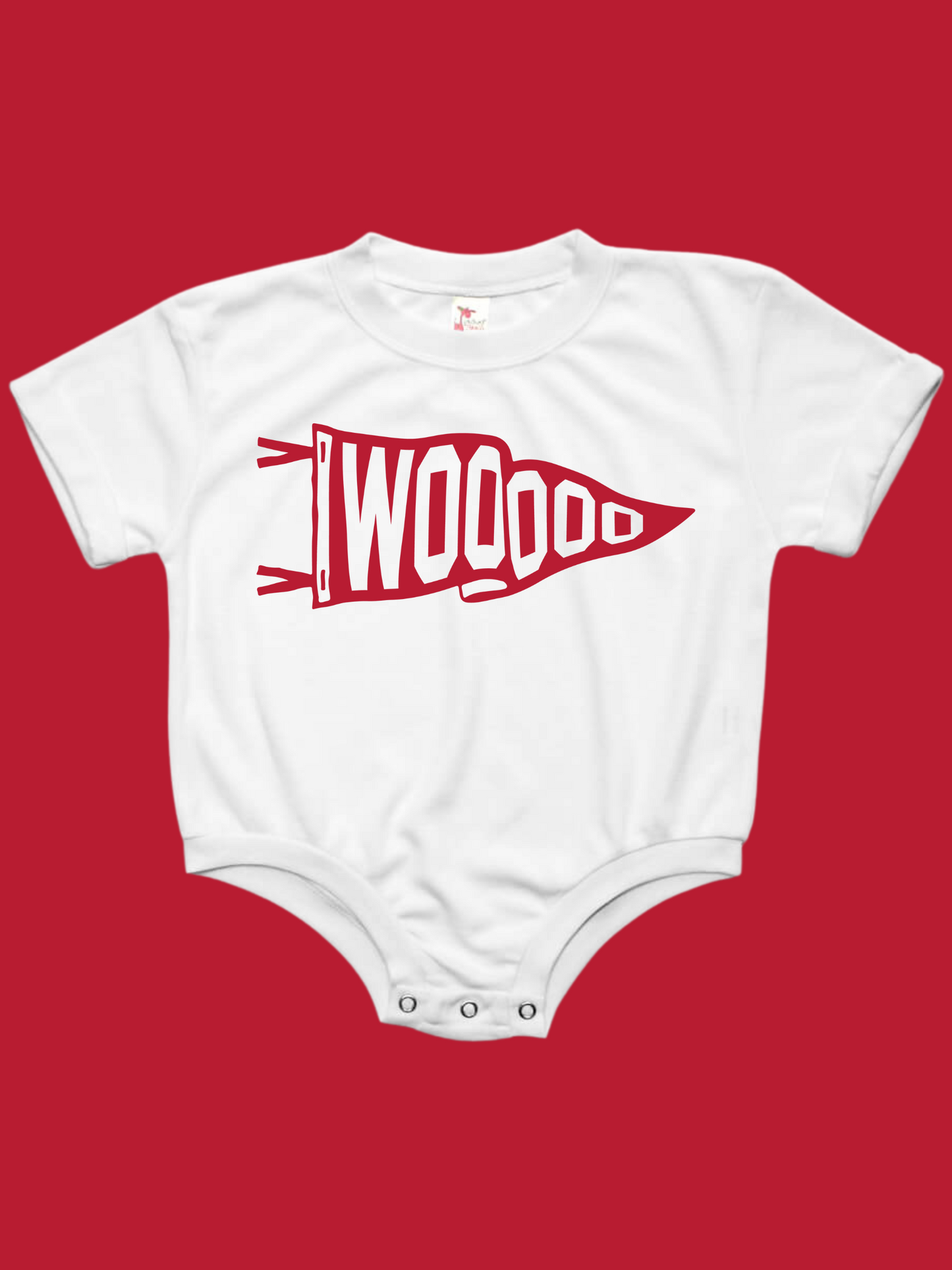 WOOOO Arkansas Razorbacks Baby Bubble Romper