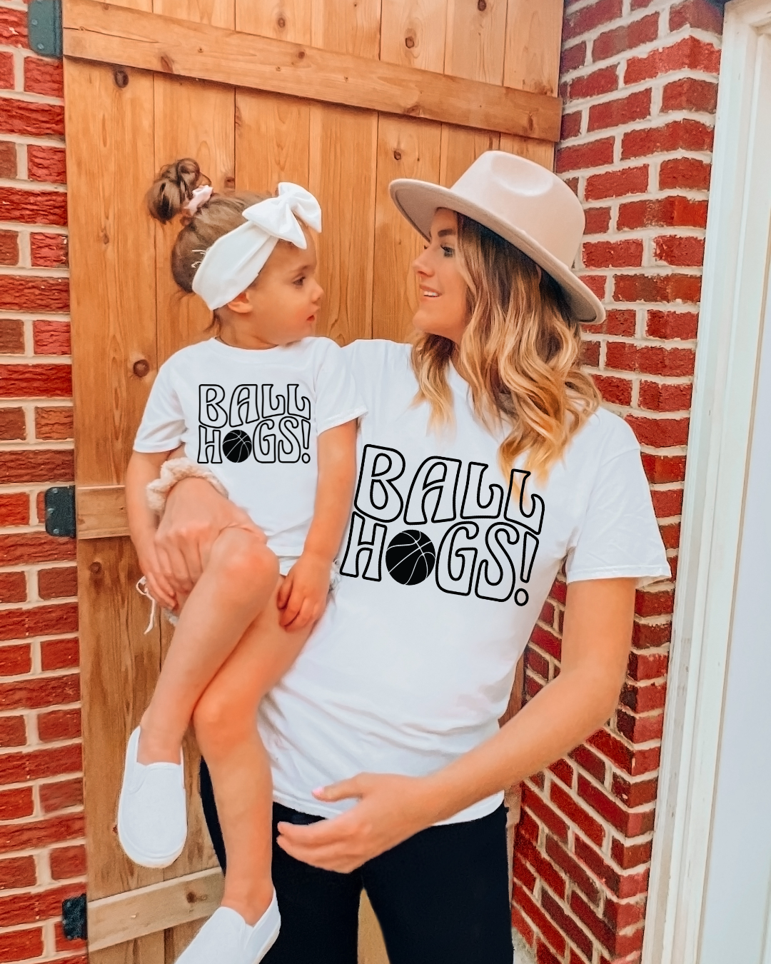 Ball Hogs Arkansas Basketball Youth Tee (Black)