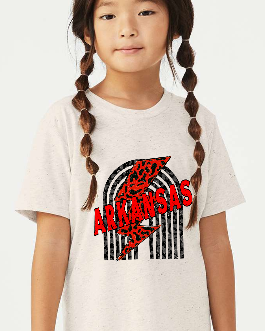 Arkansas Lightning Bolt Youth Tee