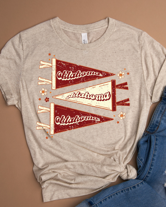 Oklahoma Pennants Youth Tee
