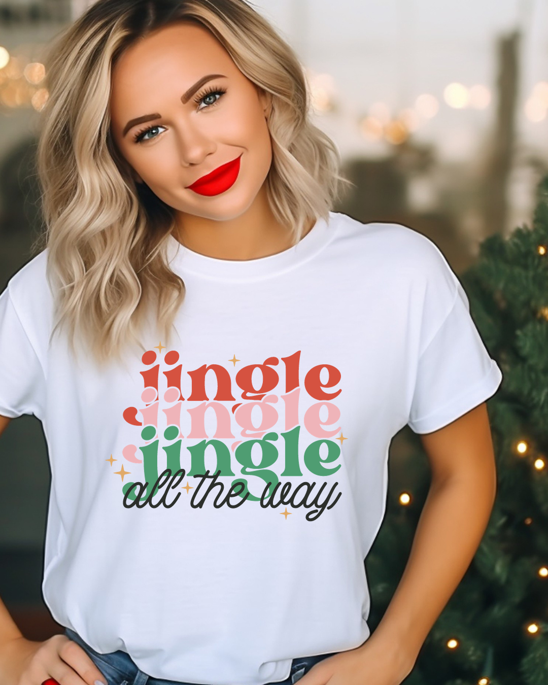 Jingle Jingle Jingle Christmas Adult Tee