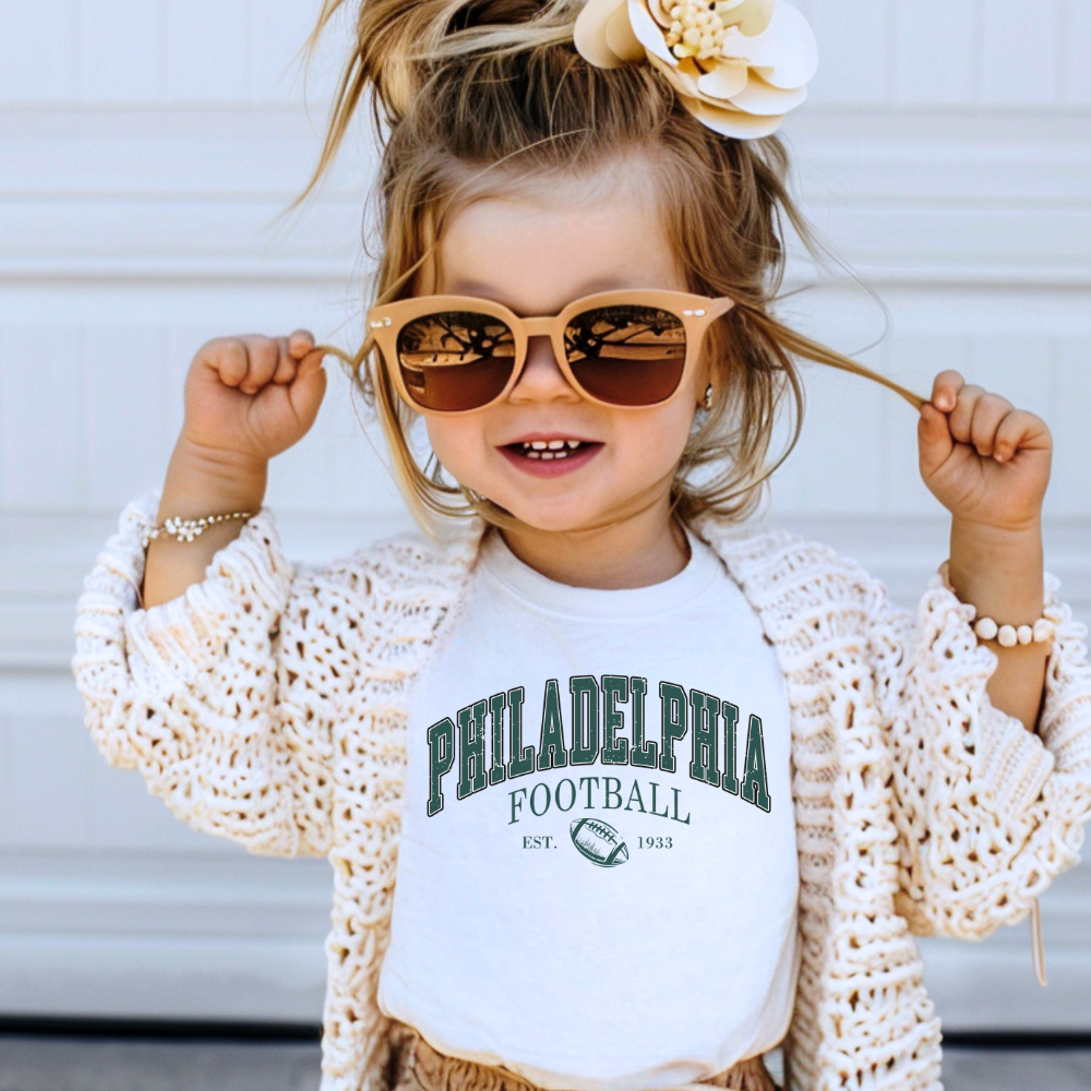 Philadelphia Eagles Football 1933 Toddler Graphic Tee