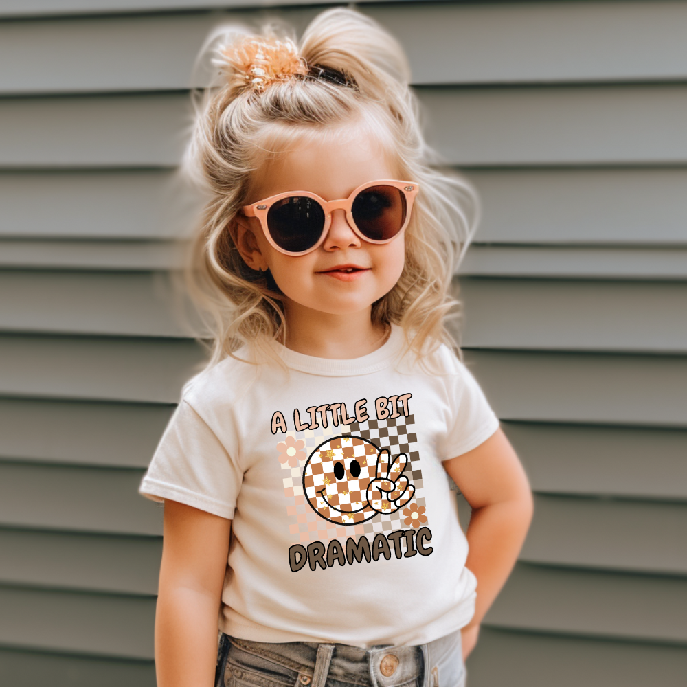 Little Bit Dramatic Toddler Graphic Tee