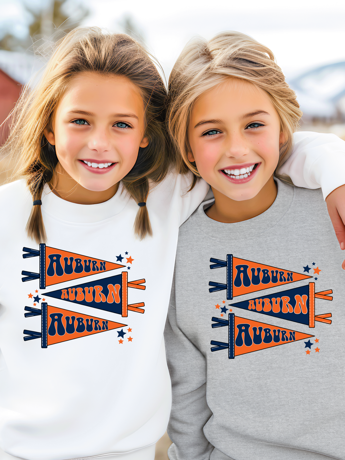 Auburn Pennants Youth Graphic Sweatshirt