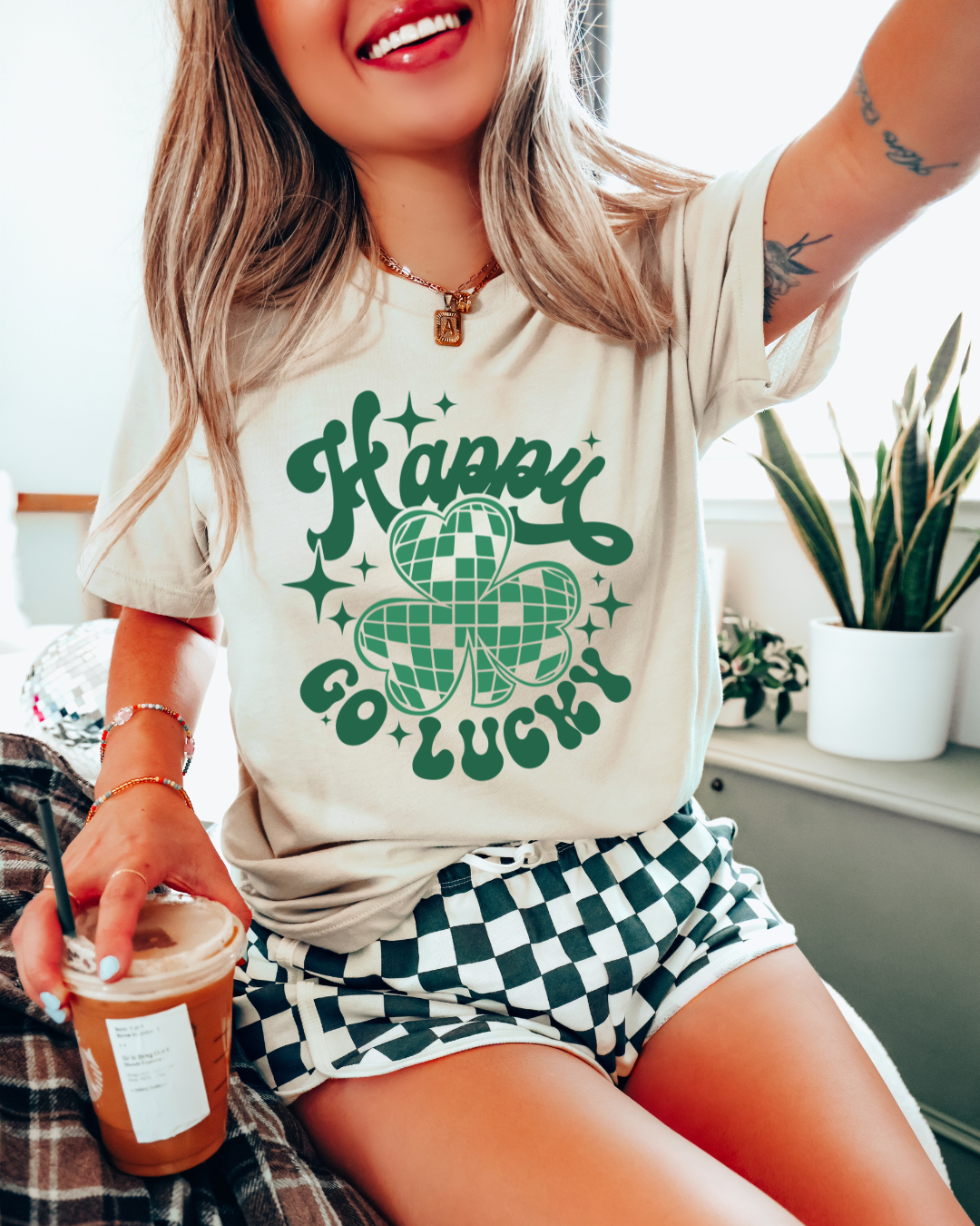 Happy Go Lucky Disco Adult Tee