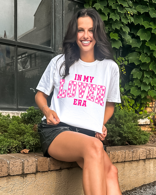 In My Lover Era Valentines Adult Tee