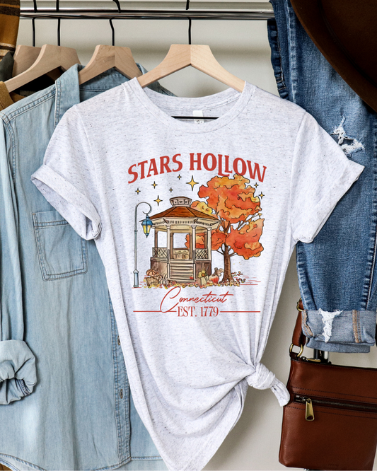 Stars Hallow Gazebo Gilmore Girl Adult Tee (Colorful)