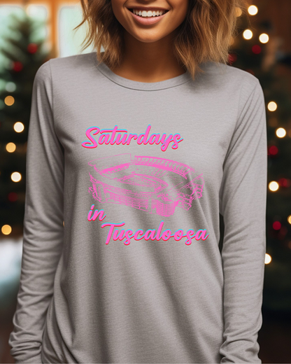 Saturday's in Tuscaloosa Adult Long Sleeve Tee