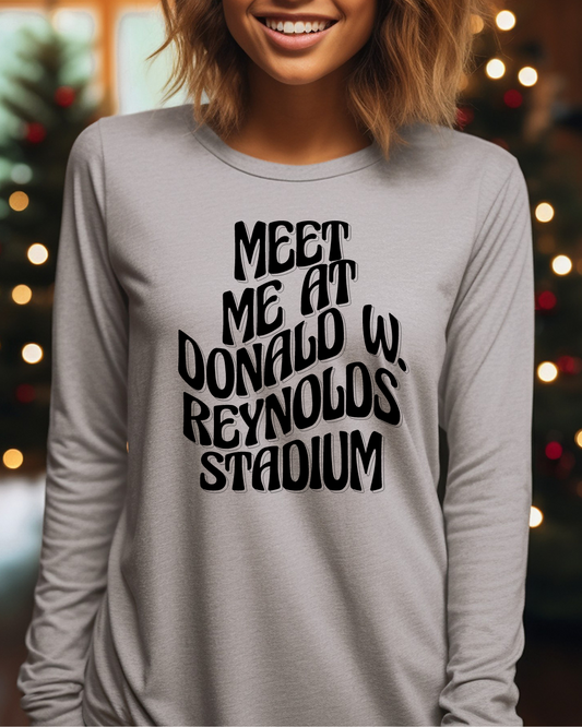 Meet me at Reynolds Stadium Adult Long Sleeve Tee