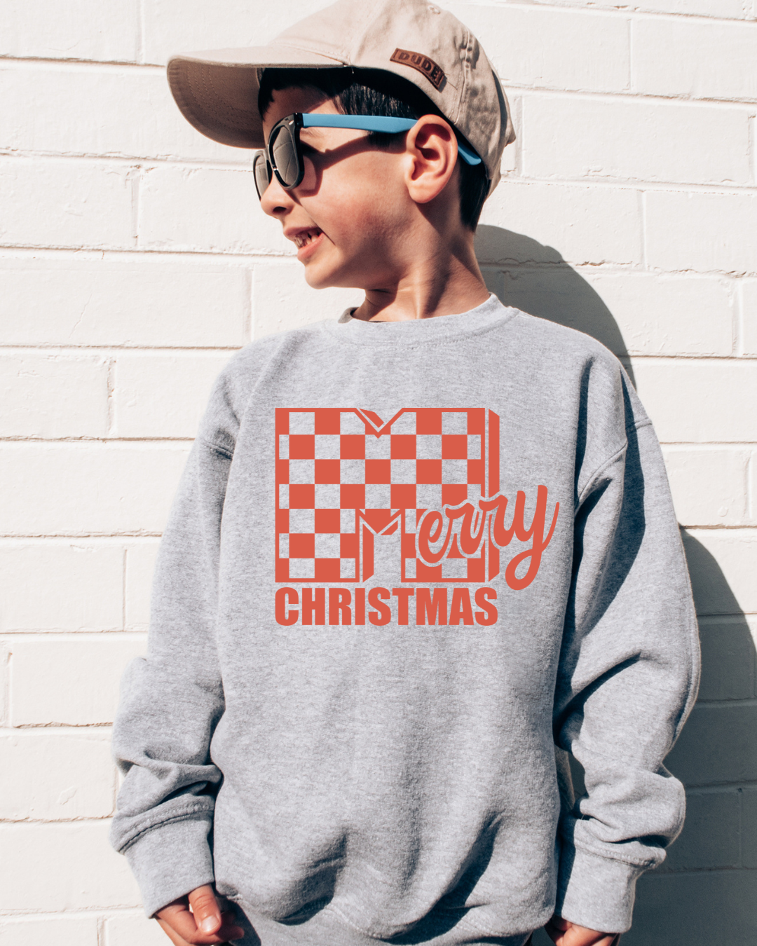 MTV Merry Christmas (Red) Youth Crewneck Pullover