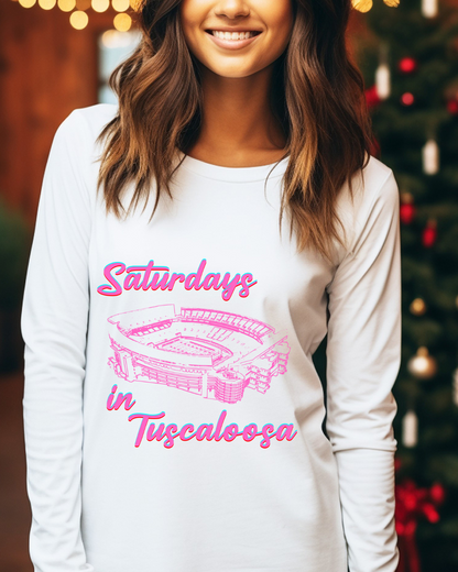Saturday's in Tuscaloosa Adult Long Sleeve Tee