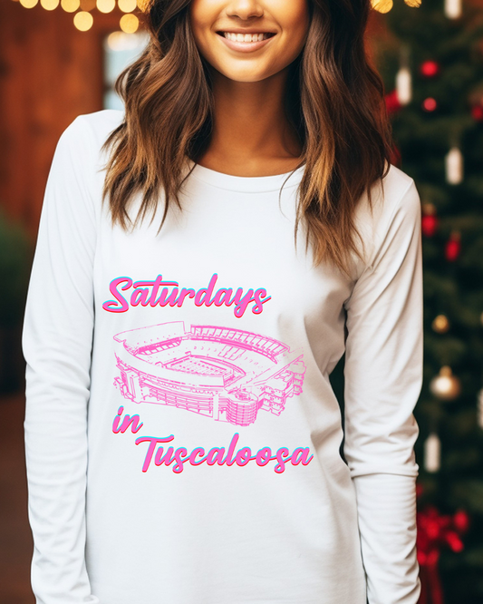 Saturday's in Tuscaloosa Adult Long Sleeve Tee