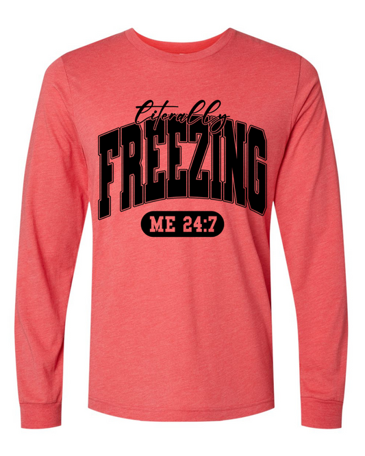Freezing 24/7 Adult Long Sleeve Tee