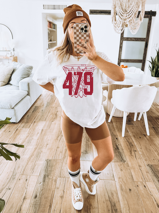 479 Arkansas Basketball Adult Graphic T-Shirt