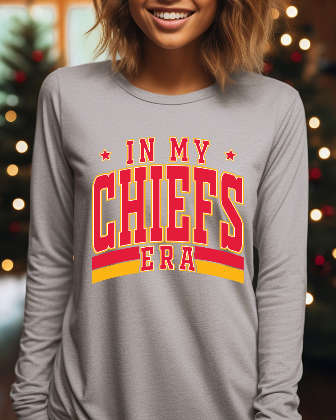 In My Chiefs Era NFL X Taylor Adult Long Sleeve Tee