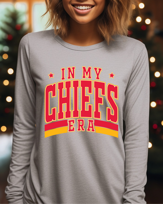 In My Chiefs Era NFL X Taylor Adult Long Sleeve Tee