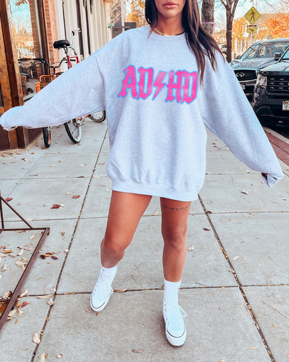 ADHD Adult Band Adult Graphic Crewneck Pullover