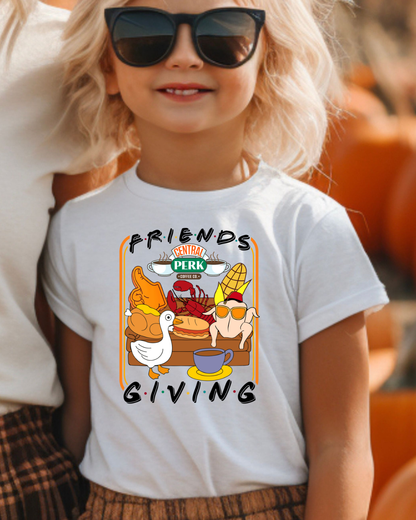 A Very Friends Thanksgiving Toddler Graphic Tee