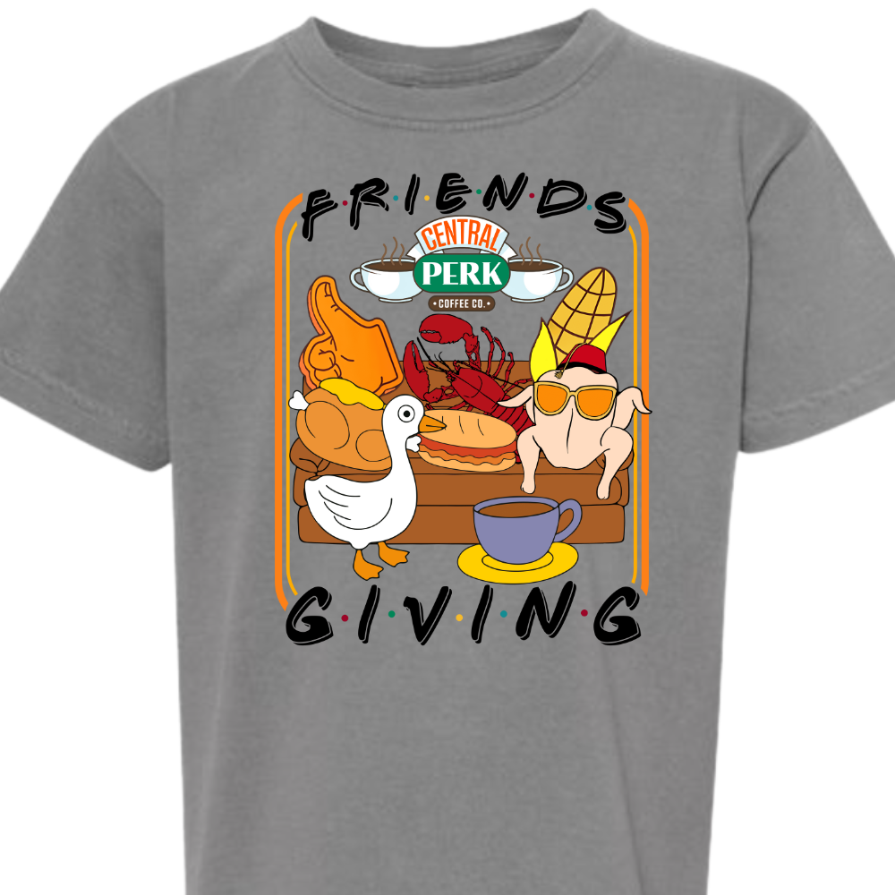 A Very Friends Thanksgiving Youth Graphic Tee