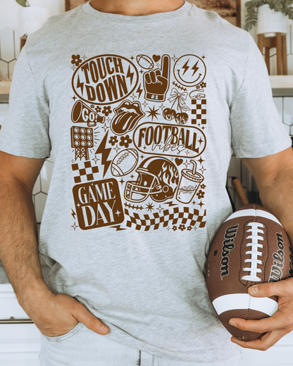 Everything Football Vintage Adult Graphic Tee
