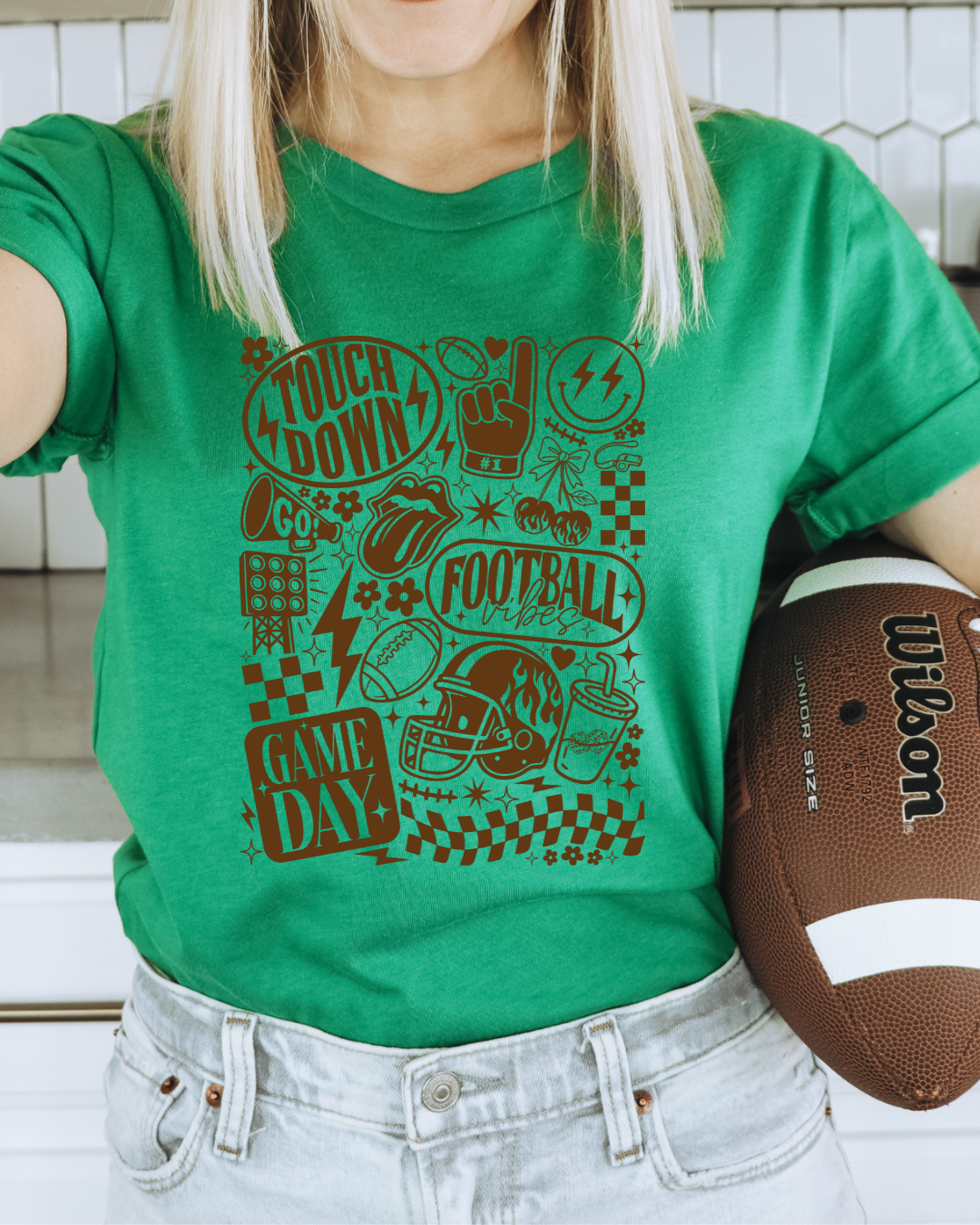 Everything Football Vintage Adult Graphic Tee