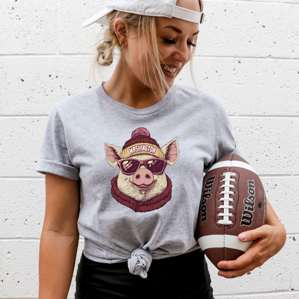 Washington Commanders Beanie Adult Graphic Tee
