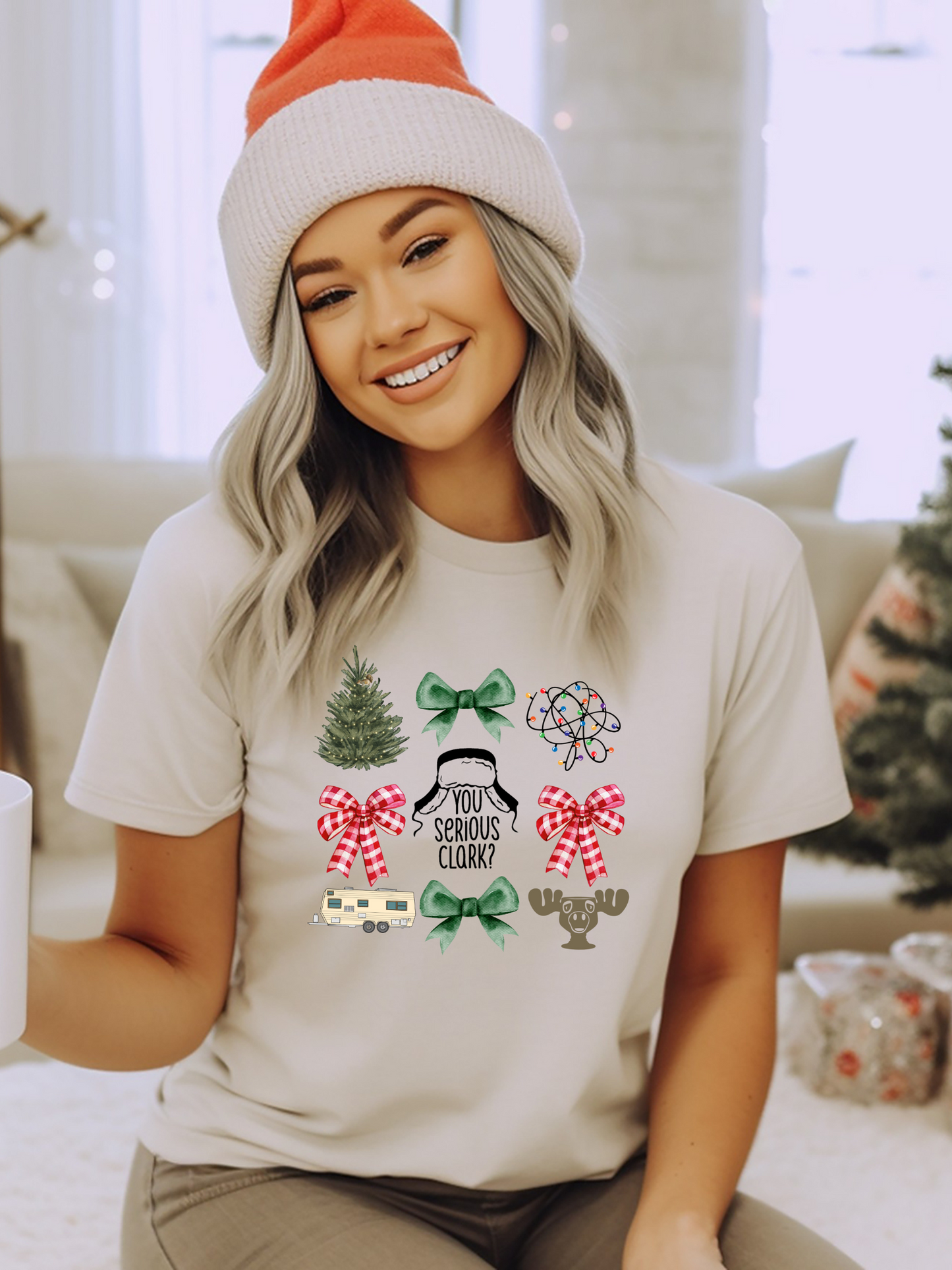 You Serious Clark Coquette Christmas Adult Graphic Tee