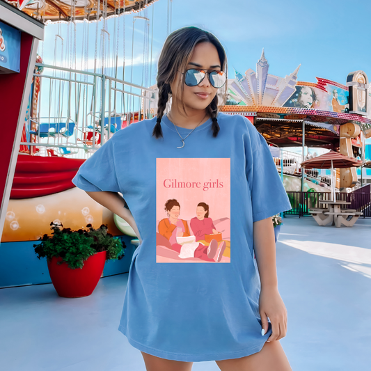 Gilmore Girls Couch Adult Graphic Tee