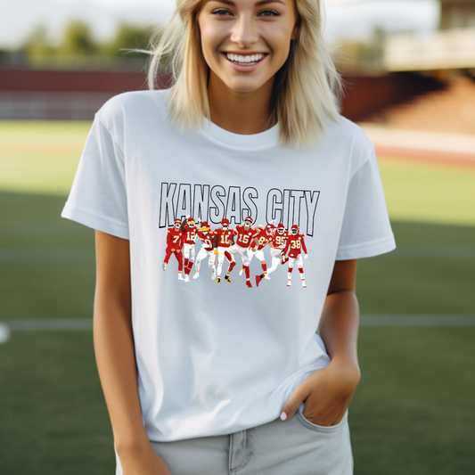 Kansas City Chiefs Team Adult Graphic Tee
