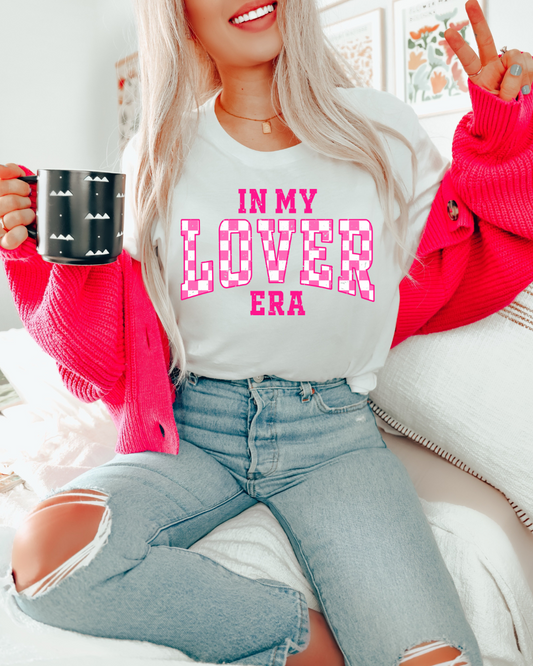 In My Lover Era Valentines Adult Tee