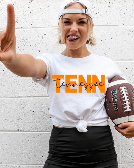 Tenn Tennessee Adult Graphic Tee