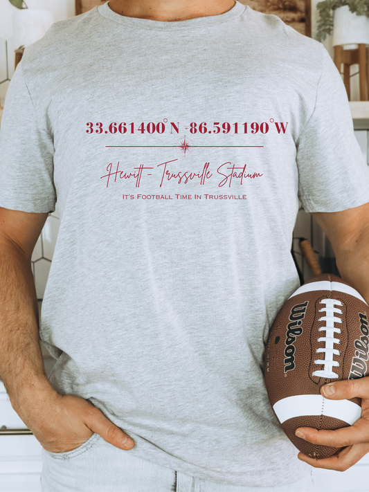 Hewitt - Trussville Stadium Coordinates Adult Graphic Tee