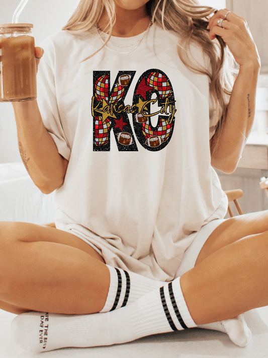 KC Disco Chiefs Adult Graphic Tee