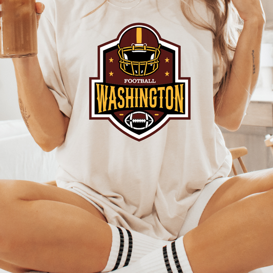 Washington Commanders Helmet Adult Graphic Tee