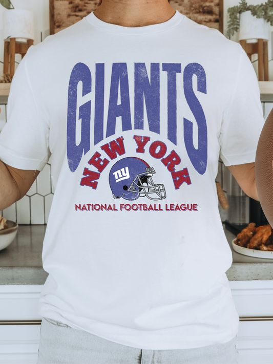 New York Giants Football NFL Adult Graphic Tee