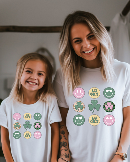 Retro St. Patty's Day Lucky Adult Tee