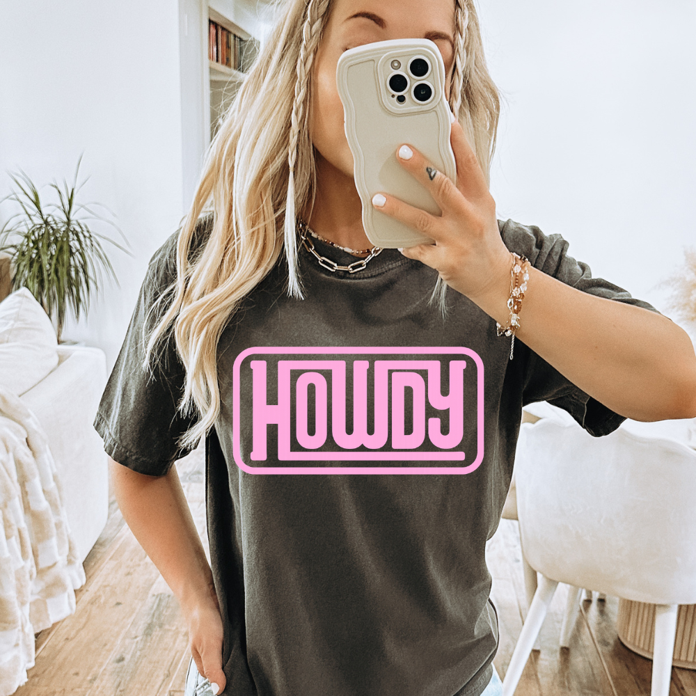 HOWDY Rodeo Adult Graphic T-Shirt