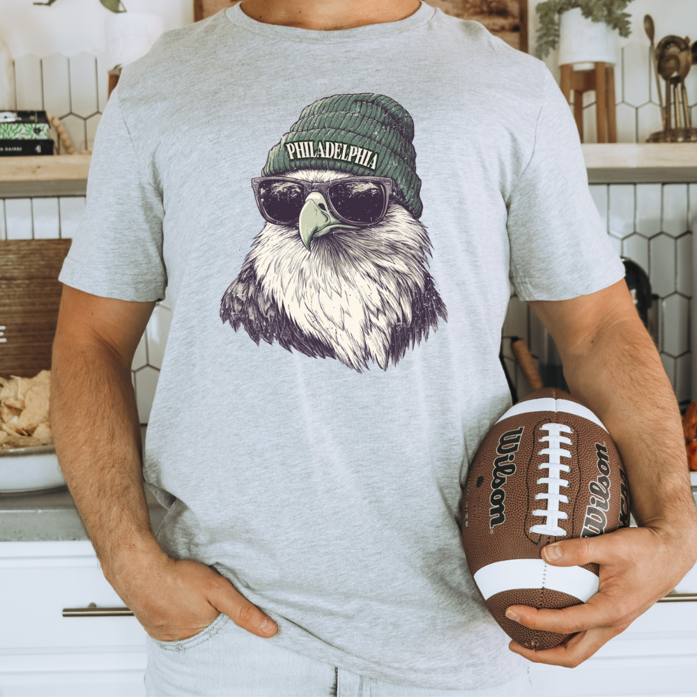 Philadelphia Eagles Beanie Adult Graphic Tee