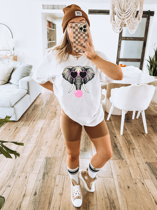 Alabama Elephant Bubble Adult Graphic T-Shirt