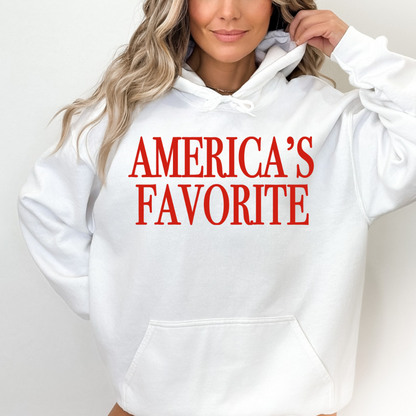 America’s Favorite Adult Graphic Hoodie
