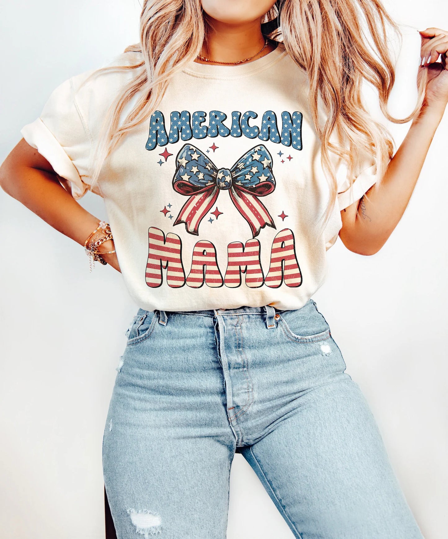 American Mama Adult Tee