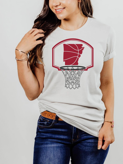 Arkansas Basketball Net Arkansas part 2 Adult Graphic T-Shirt