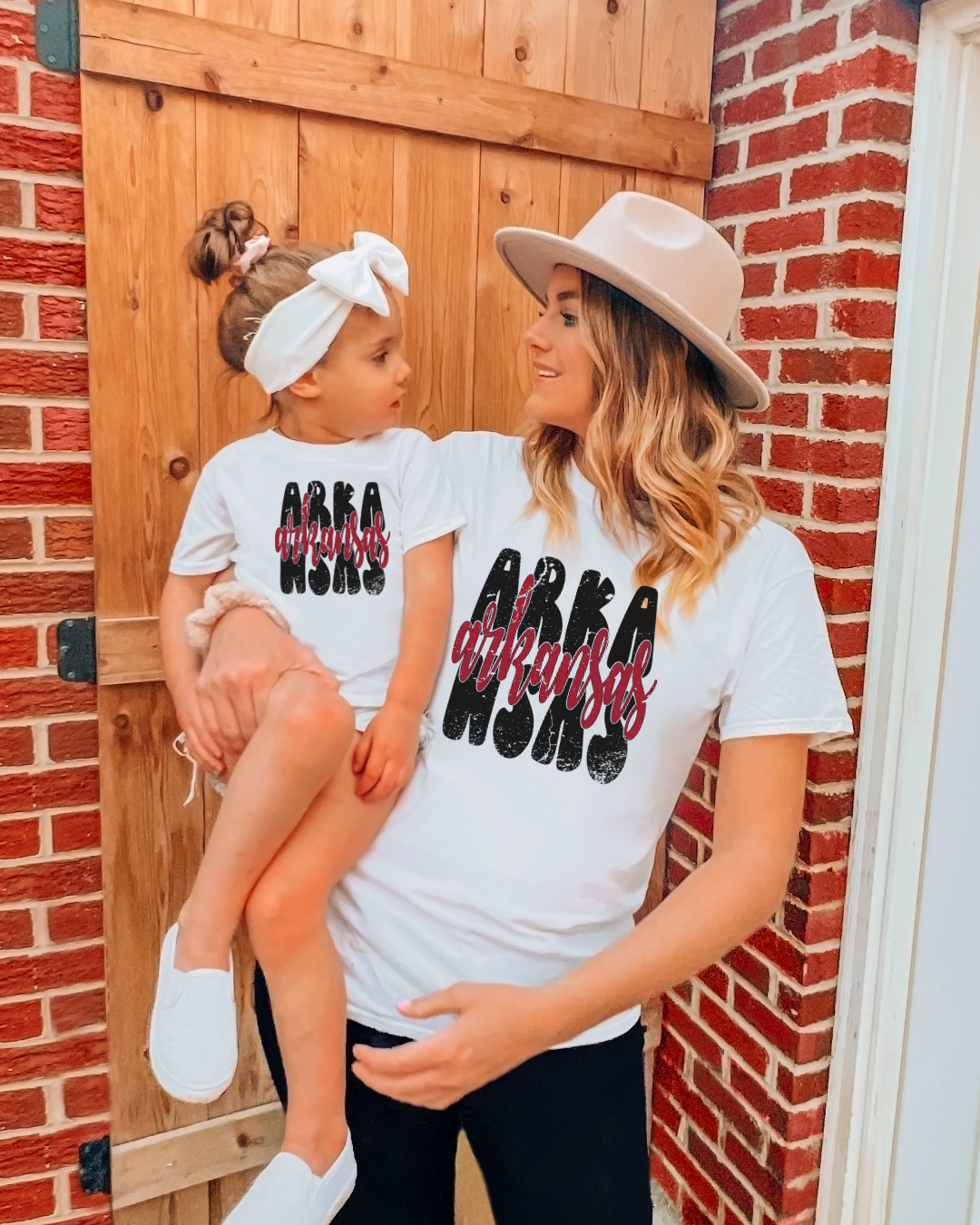 Arkansas Cursive Adult Graphic T-Shirt