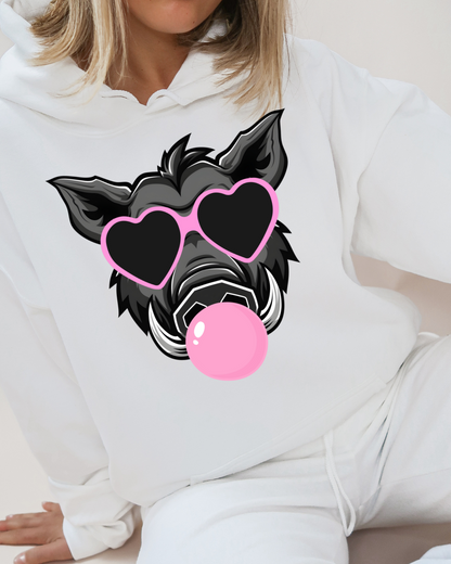 Arkansas Razorback Bubble Adult Graphic Hoodie