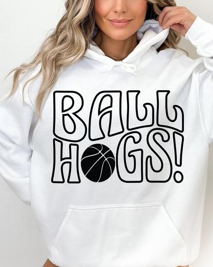 Ball Hogs Arkansas Basketball Adult Hoodie (Black)